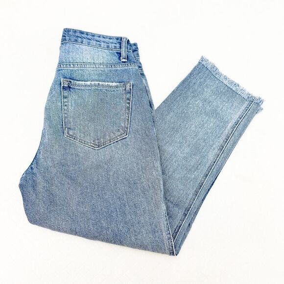 Flying Monkey Ripped Denim Jeans Raw Hem Size 25 - Picture 7 of 7